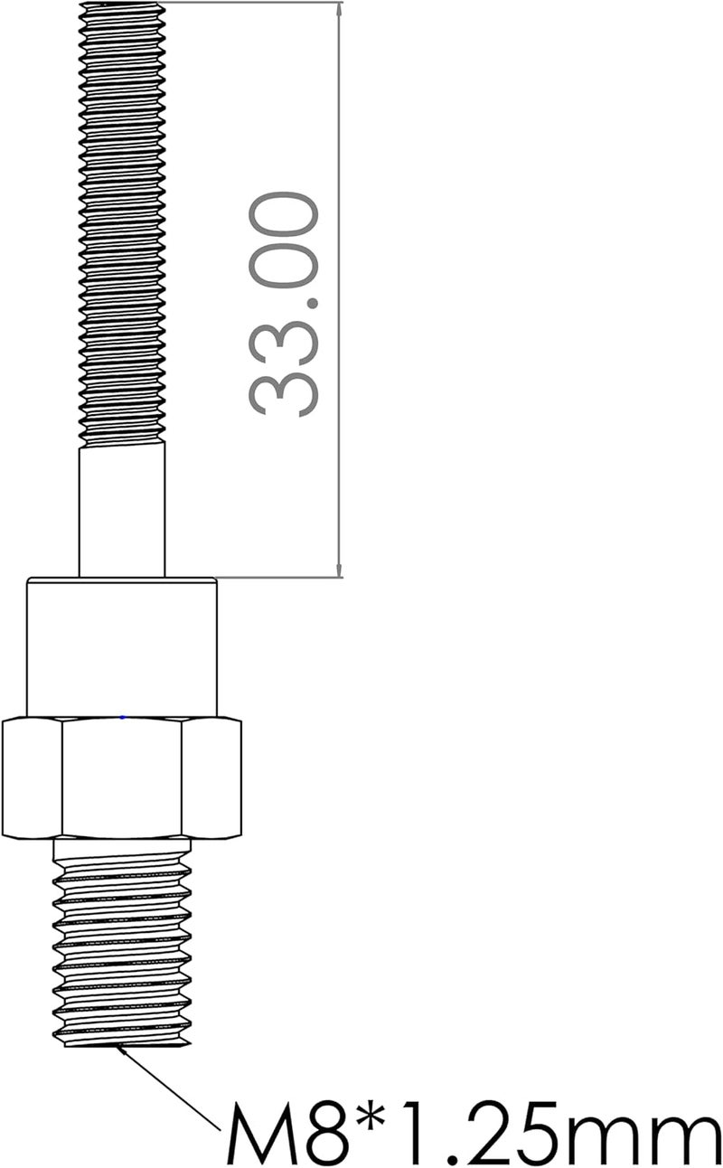 CORWIN Store M5 Extended Rivet Nut Gun Mandrels and Nosepiece Set, Specifically Designed for Installing Pre-bulbed Rivet Nuts and Similar Threaded Inserts Multi Grip - Image 4